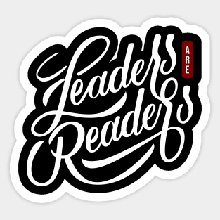 Leaders are Readers Sticker